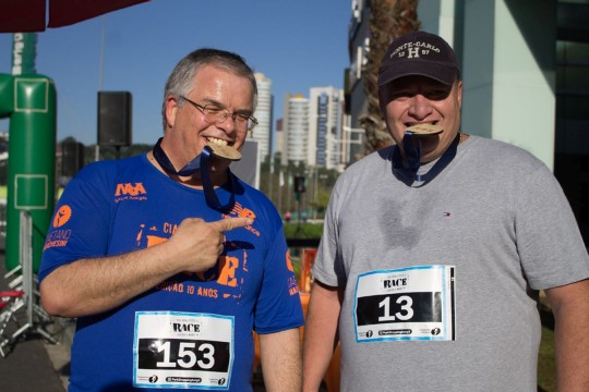 No último domingo (28/8) a Companhia Athletica promoveu a “Cia Athletica Race”, uma corrida realizada no estacionamento do ParkShoppingBarigüi em comemoração aos 10 anos da unidade na capital paranaense.Foto: Divulgação