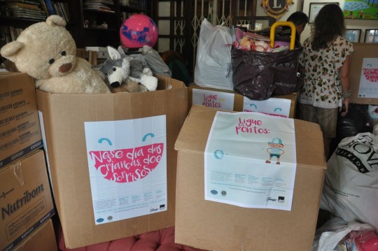 Associadas da ABD-PR entregam as doações no Lions Clube de Curitiba Mercês  Foto: Bebel Ritzmann