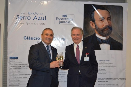Referendada a eleição do empresário Gláucio Geara como presidente da ACP. Crédito: Divulgação