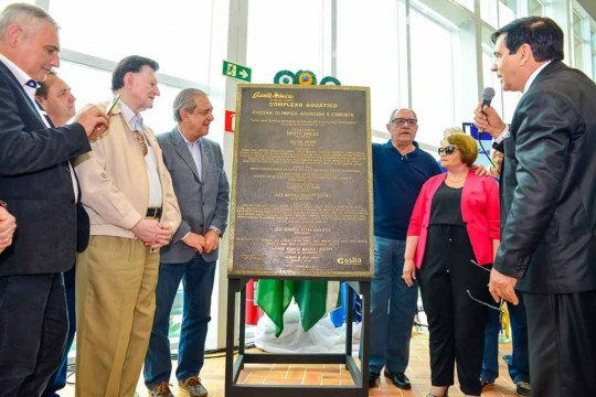 Presenças ilustres estavam presentes na inauguração. Crédito: Priscilla Fiedler