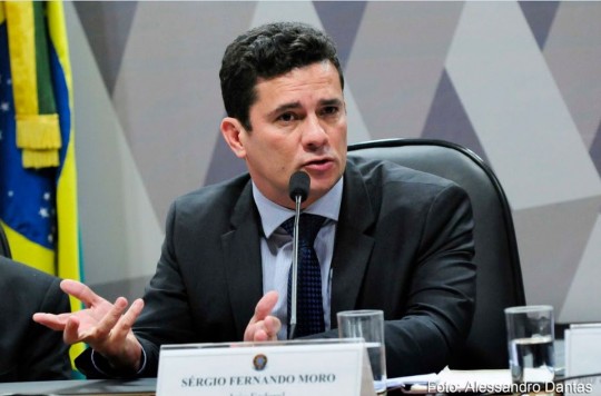 O evento acontecerá no dia 23 de novembro, no Teatro Positivo, durante o lançamento do livro "Operação Mãos Limpas", que inspirou a Lava Jato.Na foto Sérgio Moro. Crédito:Alessandro Dantas.  