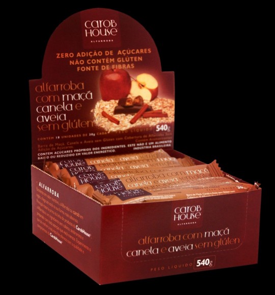 Produzida com aveia certificada, importada do Canadá, o lançamento é um lanche saboroso, prático e principalmente saudável; a novidade reúne os sabores e benefícios nutricionais da alfarroba, maçã e canela