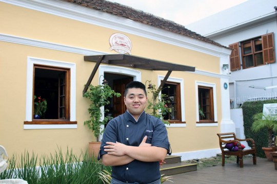 O chef pâtissier da casa, Thiago Yuichi. Foto: Divulgação