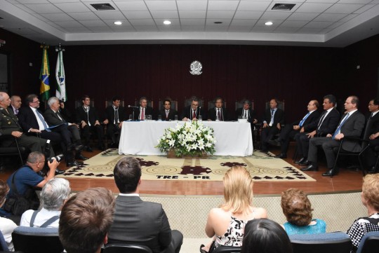 Nova cúpula diretiva do TRE – PR. Foto: Bebel Ritzmann