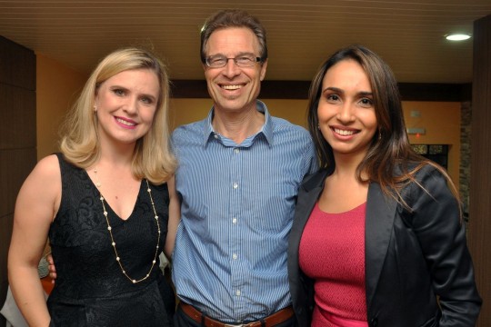 Gislaine Vasconcelos, Marcos Pedri e Ana Paula de Azevedo. . Foto: Leticia Rochael