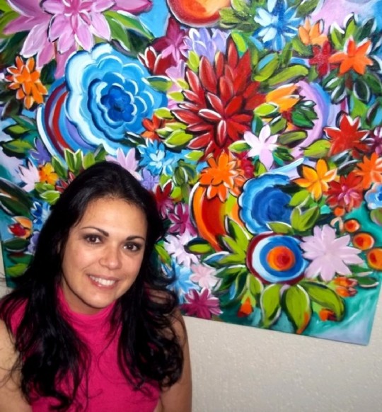 A  artista plástica Katia Velo Foto: Itamar Velo