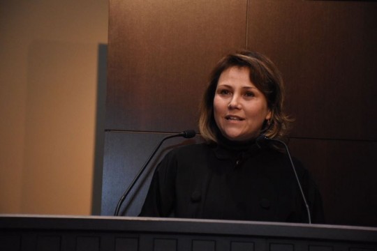 Solenidade de compromisso coletivo foi realizada na quarta-feira (19), no auditório da OAB Paraná. Vice-presidente da CAA-PR representou a instituição na solenidade. Foto: Bebel