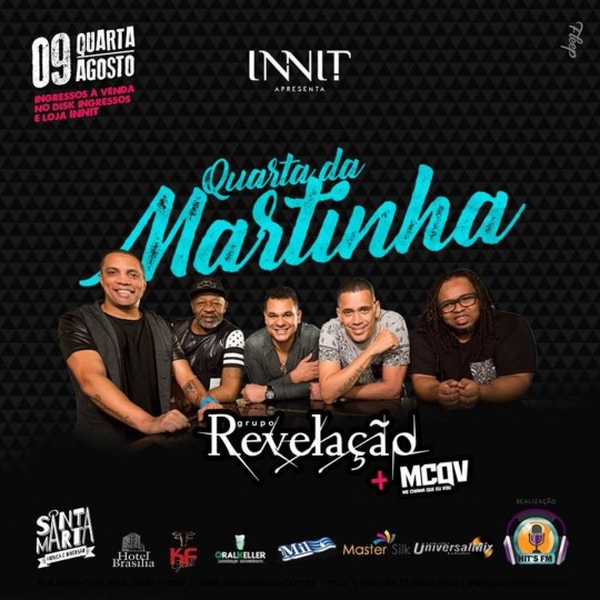 Santa Marta Bar e INNIT promovem noite especial no dia 09