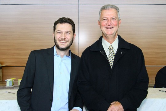 Newton e Eurico Borges dos Reis. Foto: Eneas Gomez