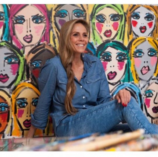 A artista plástica Malu Rogers Foto: Lex Kozlik.