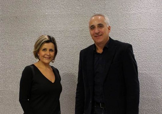 A diretora de marketing da Associação Ponto de Apoio Marinice Bettega e o presidente Luiz Pelizzer. Foto: Divulgação