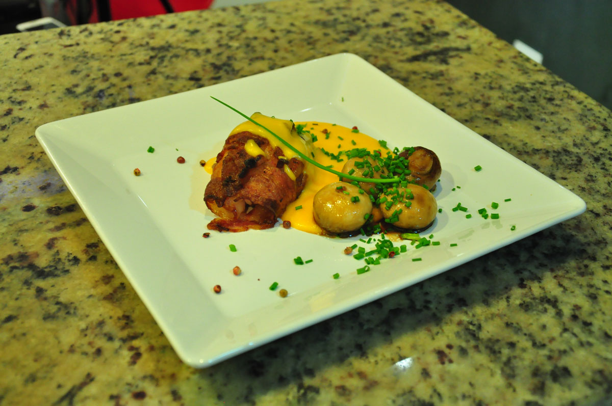 Frango ao molho Cheddar da Cozinha do Cadu