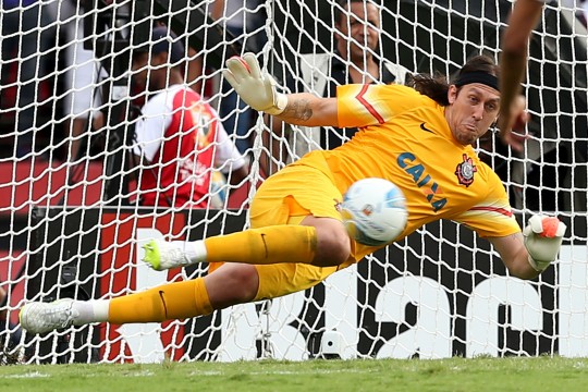 Todo bom time começa com um grande goleiro e Cássio está numa fase impressionante. Espero que siga assim. Foto: Arquivo