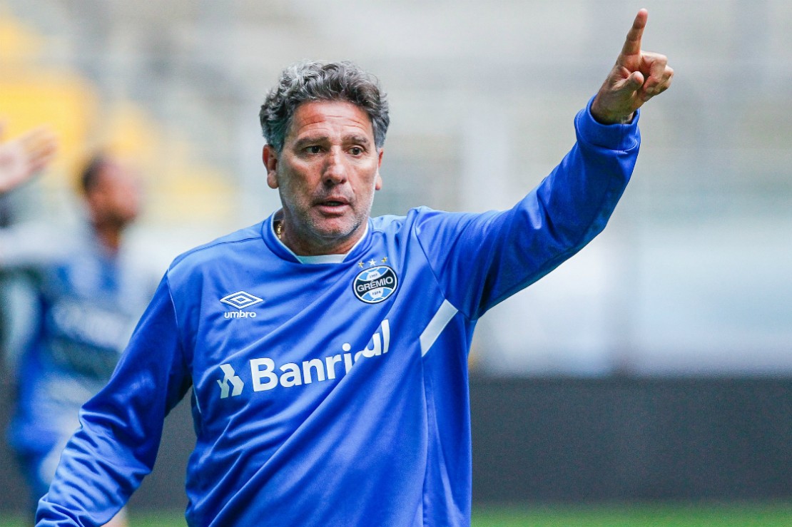 Renato Gaúcho pode entrar pra história da Libertadores. Foto: Lucas Uebel/Grêmio