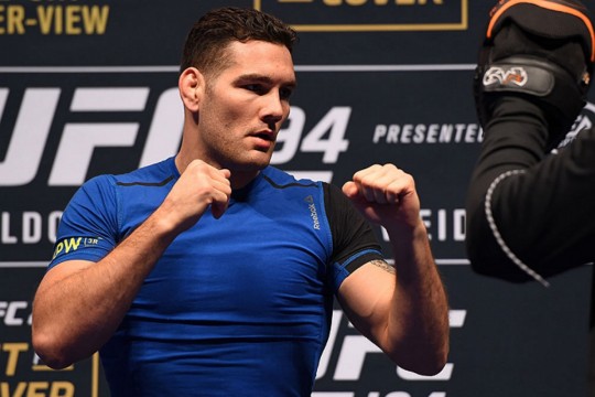 Chris Weidman critica o Spider. Foto: Getty Images/UFC.