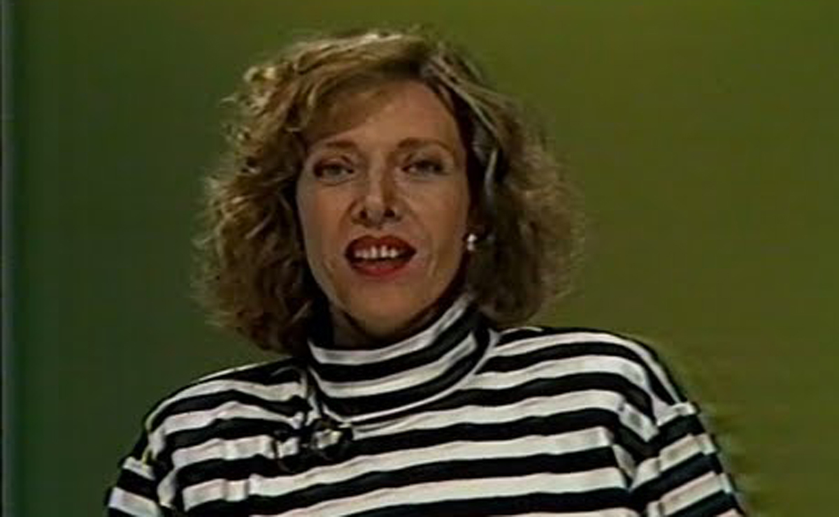 Marília Gabriela em debate nas eleições de 1989.