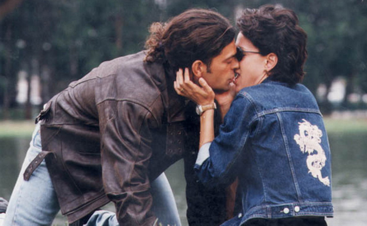 Cenas de Milena e Fernando faziam o público suspirar ao som da música Palpite. Foto: Reprodução