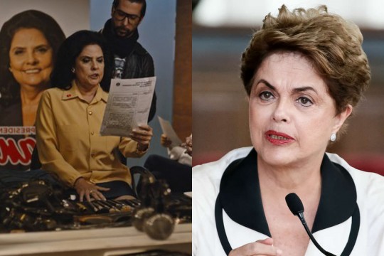 Janete Ruscov (Sura Berditchevsky) é ex-presidenta Dilma