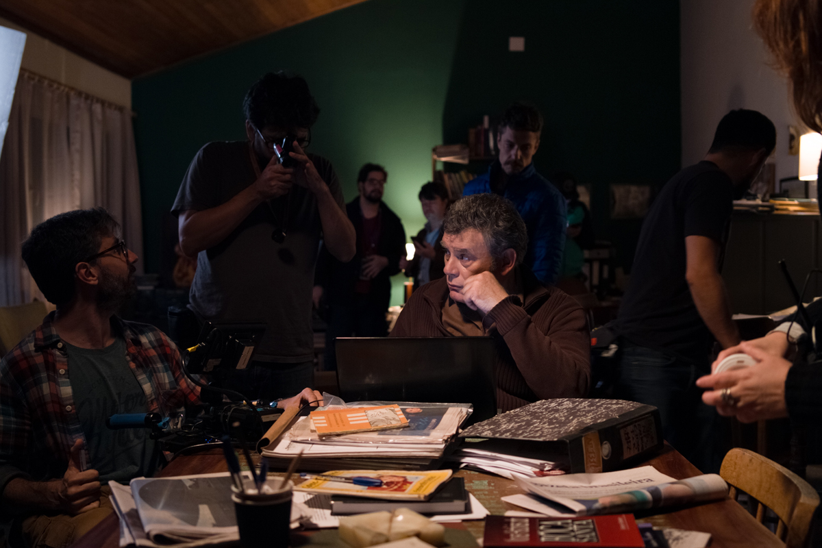 Bastidores da série "Contracapa". Foto: Divulgação/GP7 Cinema