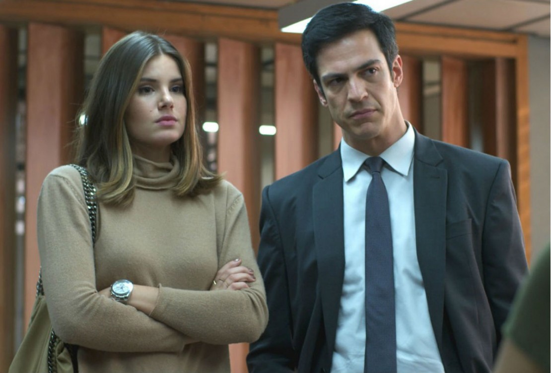 Em "Pega Pega", Luiza e Eric discutem.