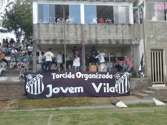 Torcida do Vila Sandra comemora. Time teve rápido crescimento. Foto: Arquivo