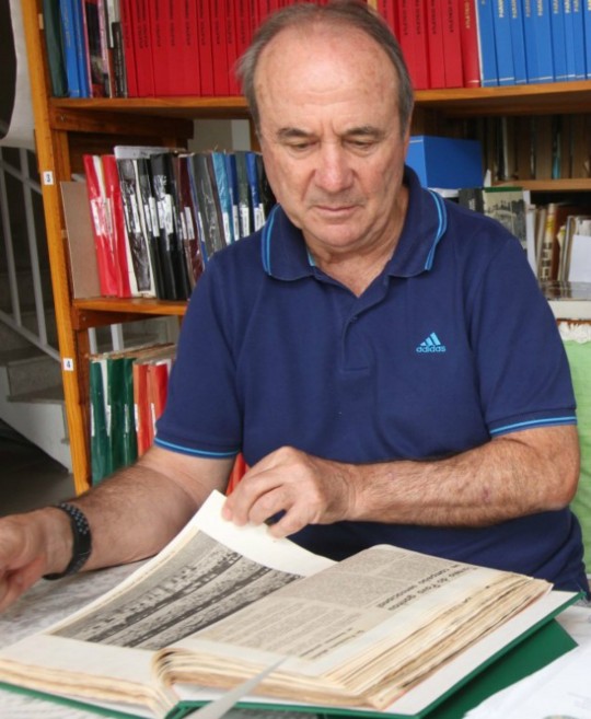 Levir Culpi em recente visita à nossa residência. Foto: Valquir Aureliano