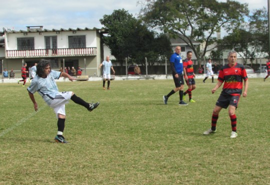 Lance da vitória do Botafogo SJP sobre o Flamengo, no Cinquentinhas. Foto: Thiago Lucca