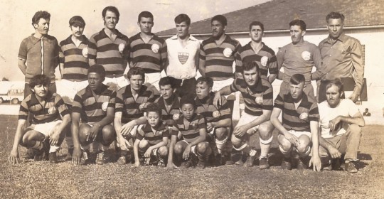 Time do Tanguá em 1971, ano em que o clube ingressou na Suburbana. Foto: Arquivo