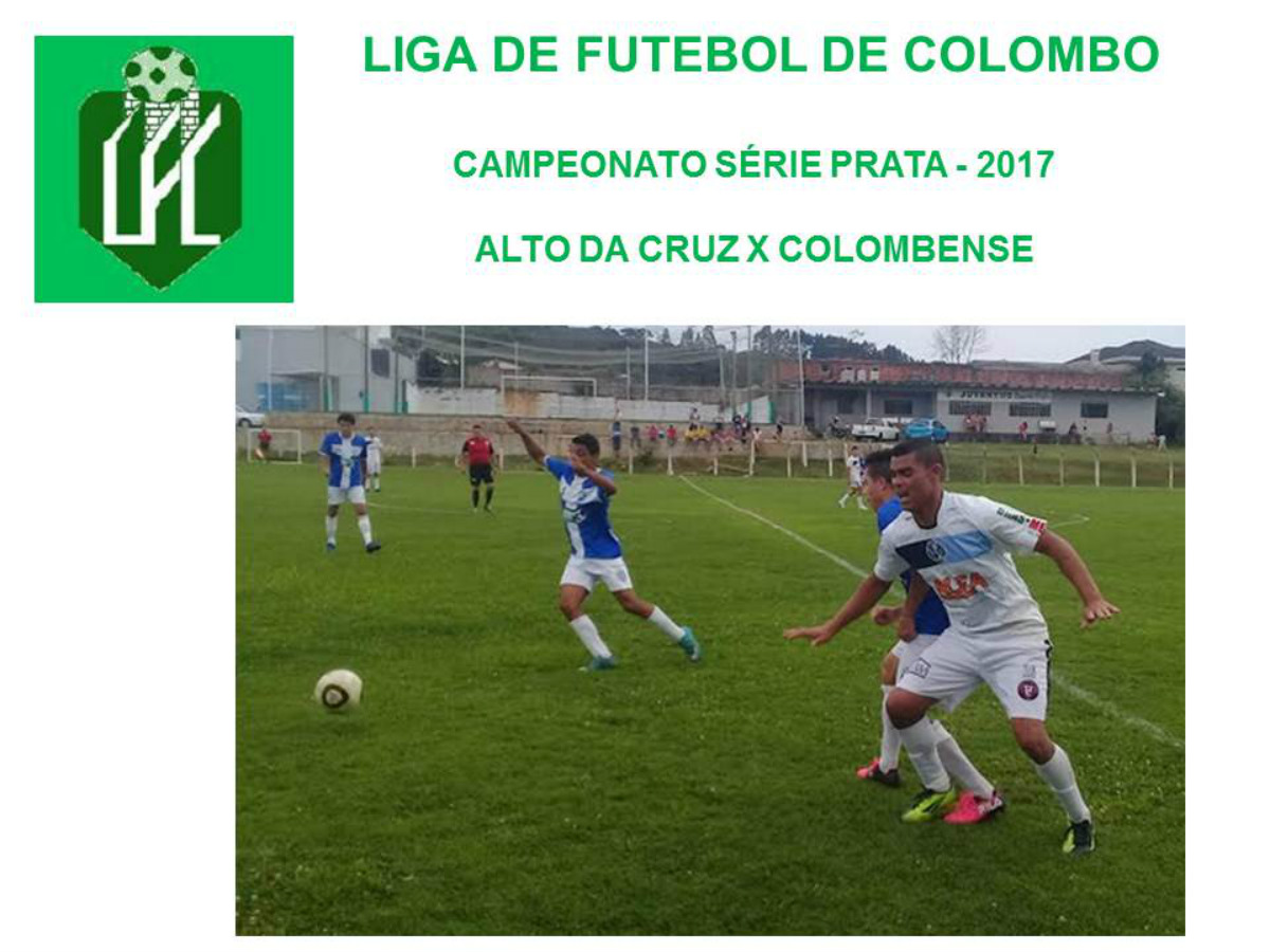 Lance da vitória do Grêmio Colombense sobre o Alto da Cruz, pela Liga de Colombo. Foto: Danyelle Gonçalves