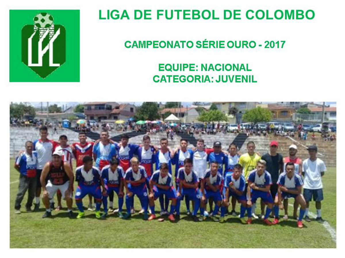 Nacional foi campeão da categoria juvenil em Colombo. Foto: Danyelle Gonçalves