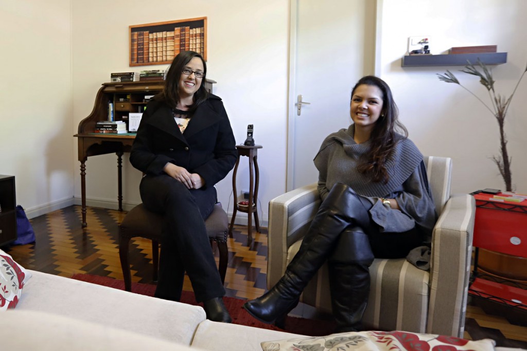 Patricia e Cristina participam do Instituto Hora da Vida. Foto: Felipe Rosa