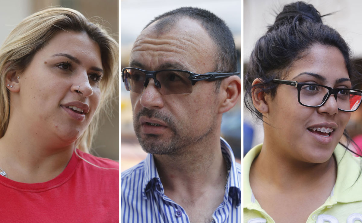Alessandra (esquerda) escolheu o vereador. Douglas analisa propostas e Emanuelle criticou 'baixaria' na campanha. Fotos Felipe Rosa.