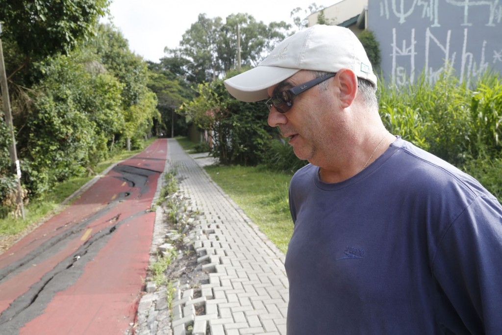 João já viu criança caindo com a bicicleta. Foto: Felipe Rosa