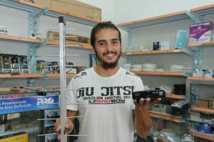 Luccas: grande procura pelos equipamentos. Foto: Giuliano Gomes