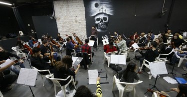 Orquestra Cordas do Paraná. Foto: Lineu Filho