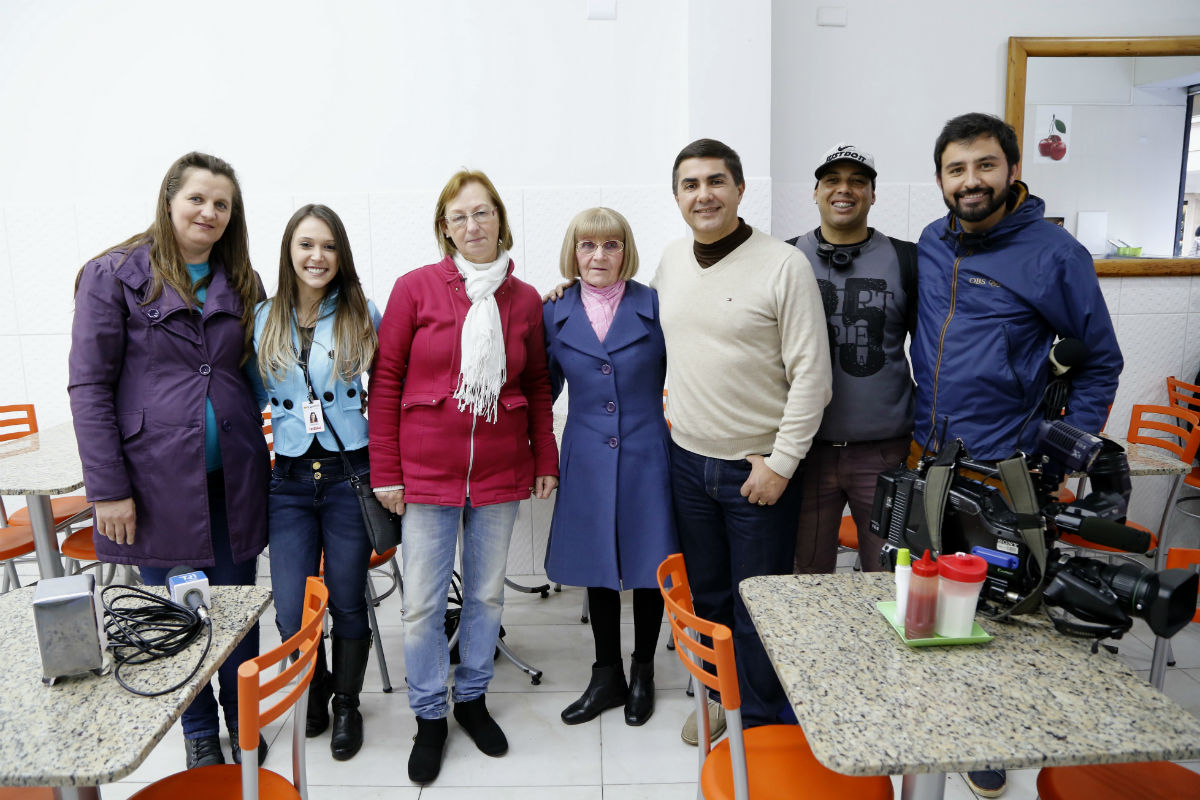 Tribuna e RPC TV promovem reencontro entre irmãs. Foto: Átila Alberti.