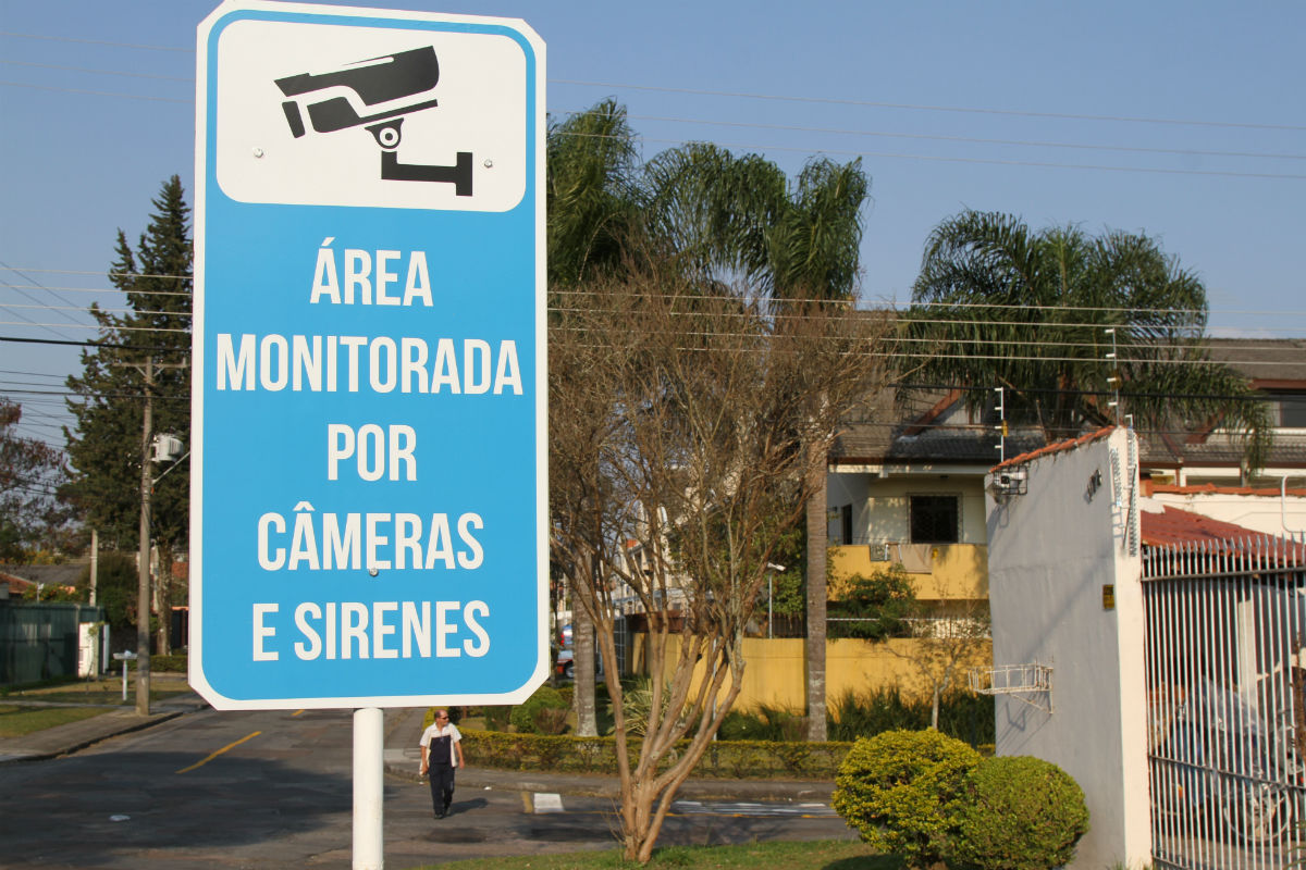 Projeto de integrar câmeras privadas às públicas está empacado. Foto: Gerson Klaina