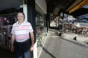 "Os lojistas têm sido muito prejudicados", diz Danilo. Foto: Felipe Rosa.