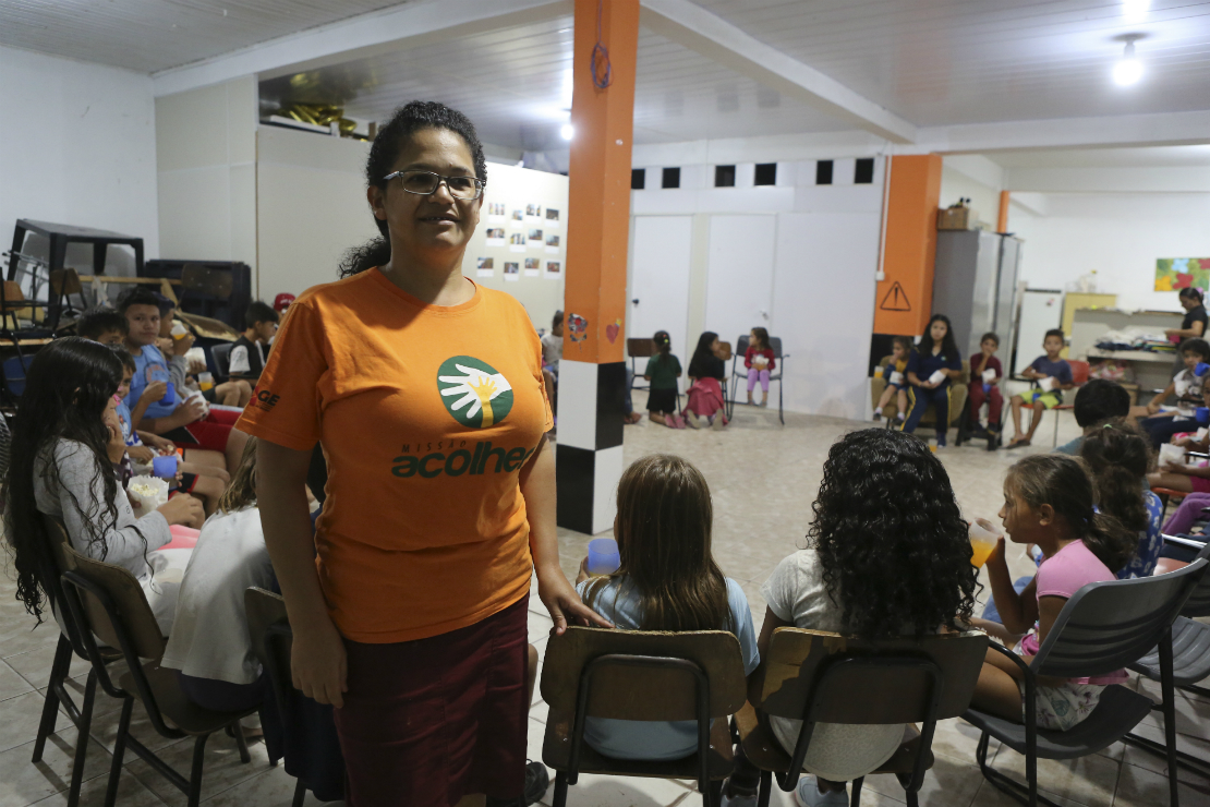 A confeiteira Gessi Brohner colocou em prática o desejo de melhorar a comunidade onde vive. Foto: Lineu Filho