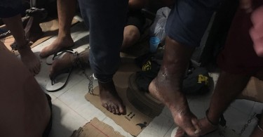 Além das mãos, presos também estão com feridas nas pernas e doenças como tuberculose e HIV.