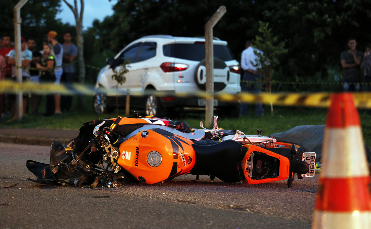 As motocicletas são os modais que mais se envolvem em acidentes em Curitiba. Foto: Marco Charneski