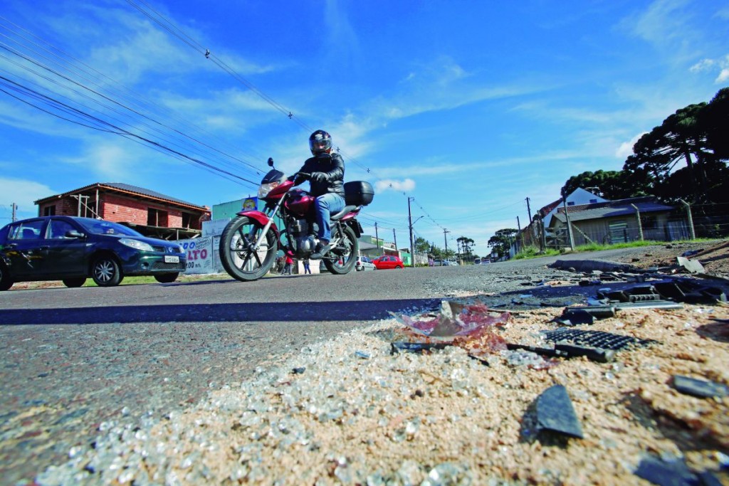 Cruzamento no Pinheirinho é palco de constantes acidentes. Foto: Átila Alberti