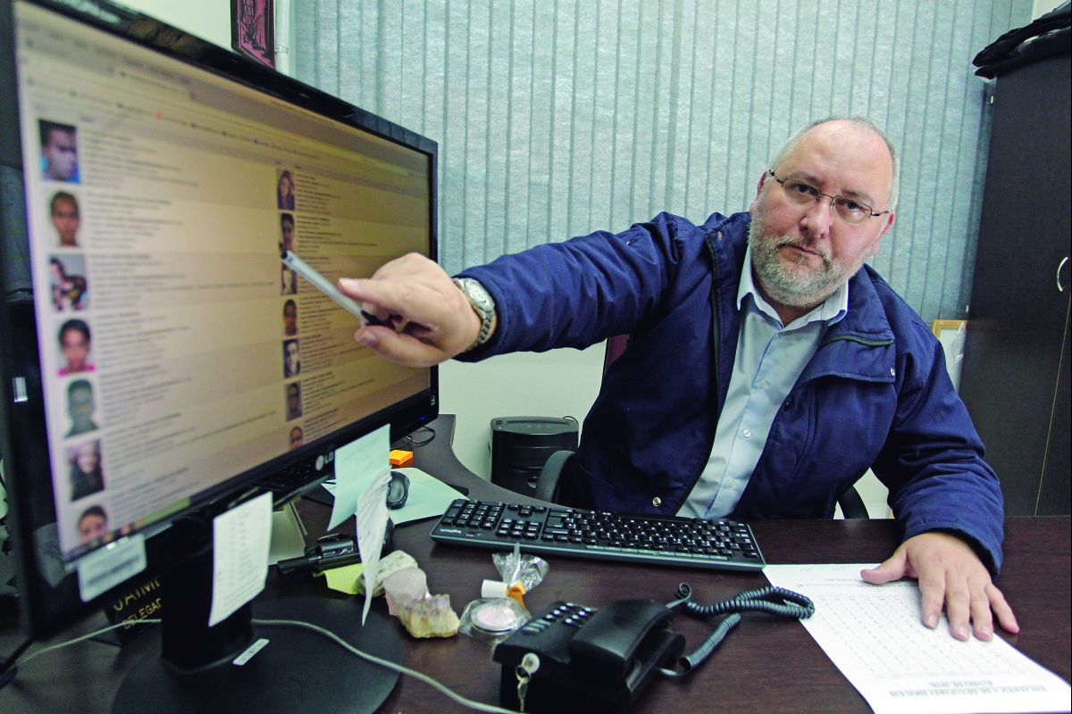 Delegado Jaime Luz, da Delegacia de Proteção à Pessoa. Foto: Felipe Rosa/Tribuna do Paraná