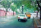 Primeira lombada eletrônica foi a da Rua Mateus Leme. Foto: Arquivo/Tribuna do Paraná