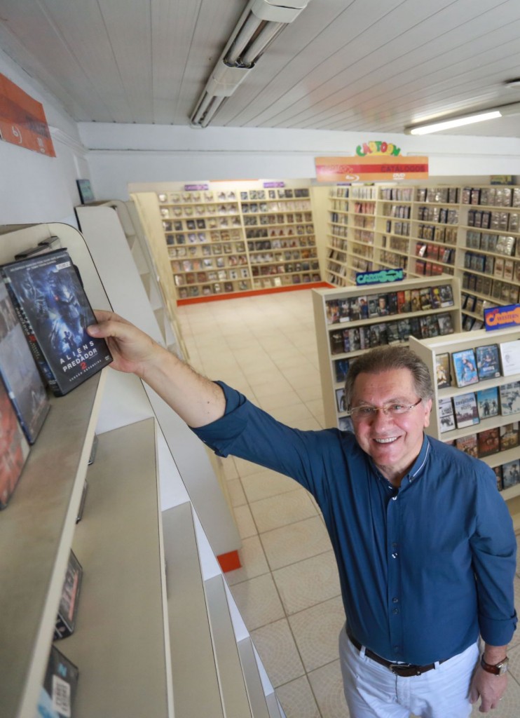 Cartoon sempre apostou em um acervo diferenciado, com títulos que iam além dos grandes blockbusters de Hollywood. Foto: Felipe Rosa/Tribuna do Paraná