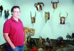 Museu do Campão da Imbuia conta com uma área verde e peças de taxidermia em exposição. Foto: Felipe Rosa/Tribuna do Paraná