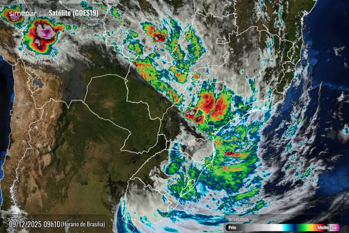 Ciclone extratropical em atuação até quando? Previsão do tempo para Curitiba responde!