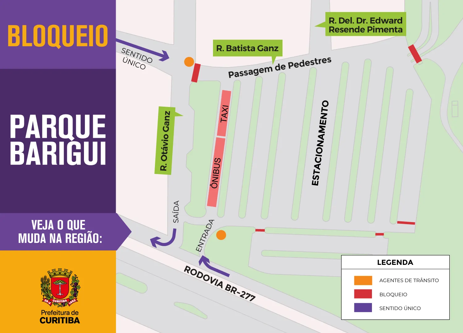 Prefeitura altera trânsito no Barigui para evento natalino até 23 de dezembro