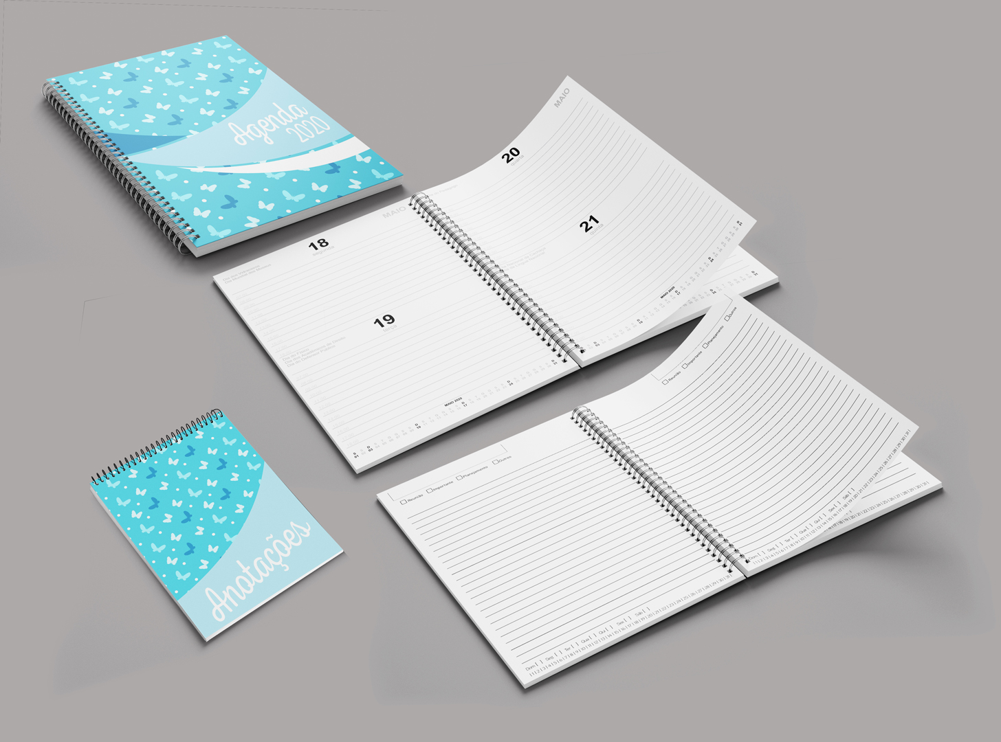 Escrever em papeis e agendas ainda é uma das maneiras mais terapêuticas e saudáveis de se lidar com o dia a dia