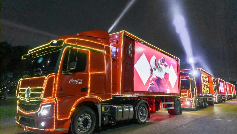 Caravana de natal da Coca-Cola passa por Curitiba e SJP no sábado (21)